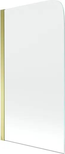 MEXEN Felix 1křídlá vanová zástěna 70 x 140, transparent, zlatá 890-070-001-50-00