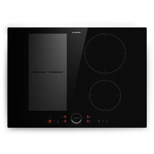 Klarstein Delicatessa 70 Hybrid, vestavná indukční varná deska, 4 zóny, 7000 W, sklokeramika