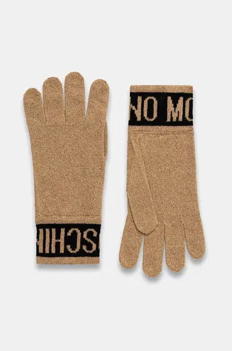 Rukavice z vlněné směsi Moschino