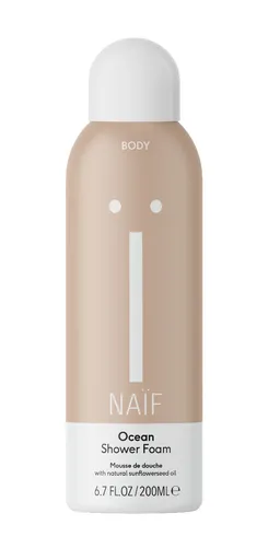 NAIF Sprchová pěna s vůní oceánu 200 ml