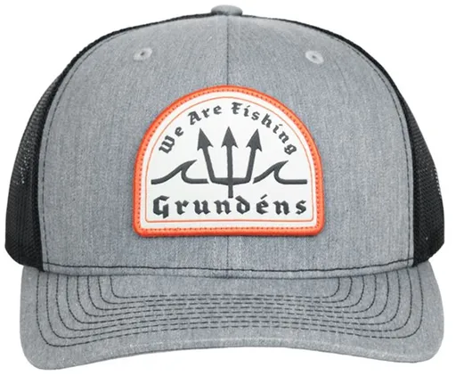 Grundéns kšiltovka poseidon trucker - heather grey/black