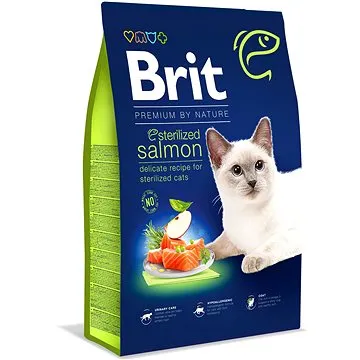 Brit Premium by Nature Cat Sterilized Salmon 8 kg  (8595602553259)