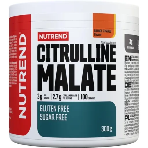 Nutrend CITRULLINE MALATE 300 G POMERANČ + MANGO Aminokyseliny, , velikost