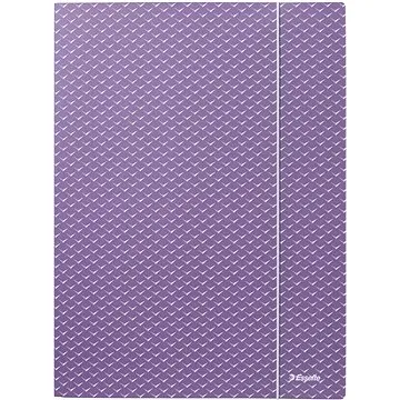 ESSELTE Colour Breeze A4 tříchlopňové s gumičkou, levandulové (628495)