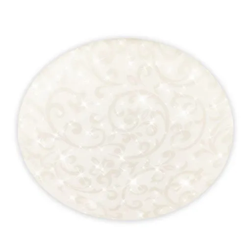 BRILONER Nebo stropní svítidlo pr.27,8 cm - 15W, 1800lm, LED, hvězdné nebe, neutrální bílá, bílé, květinový vzor 3937016