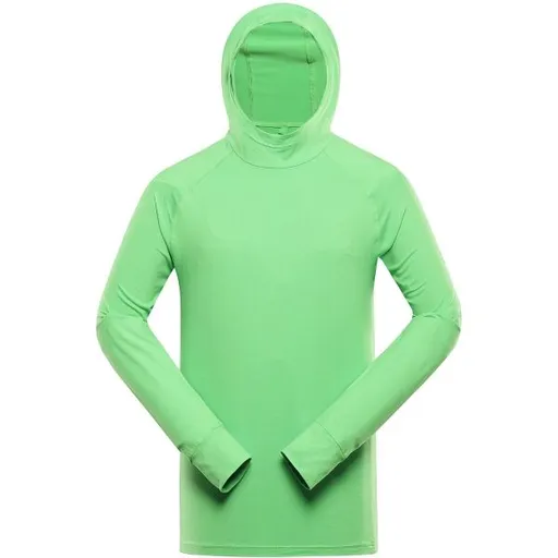 ALPINE PRO IZAR Pánská sportovní mikina, zelená, velikost