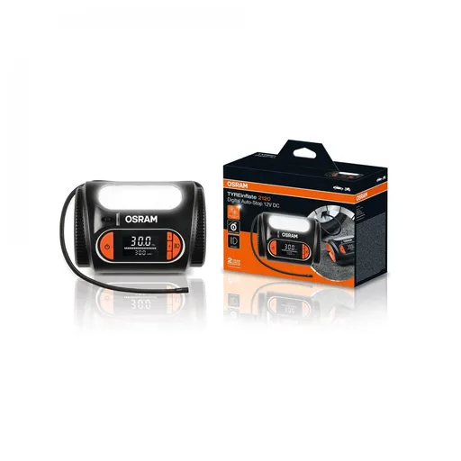 OSRAM TYREinflate 2120 rychlý kompresor s kabelem 1ks OTI2120