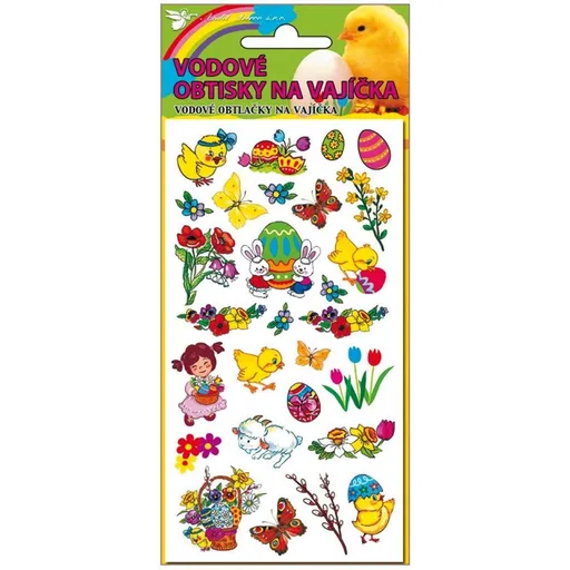 Velikonoční vodové obtisky na vajíčka 19 x 9 cm obrázek 4