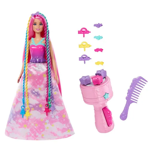 Barbie Princezna zaplétání vlasů