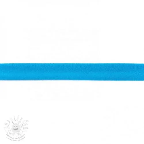 Lemovací proužek úpletový tyrkys