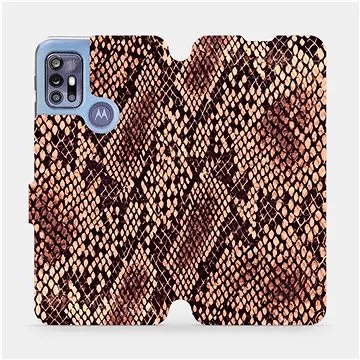 Flipové pouzdro na mobil Motorola Moto G30 - VA32P Hadí vzor (5903516687701)
