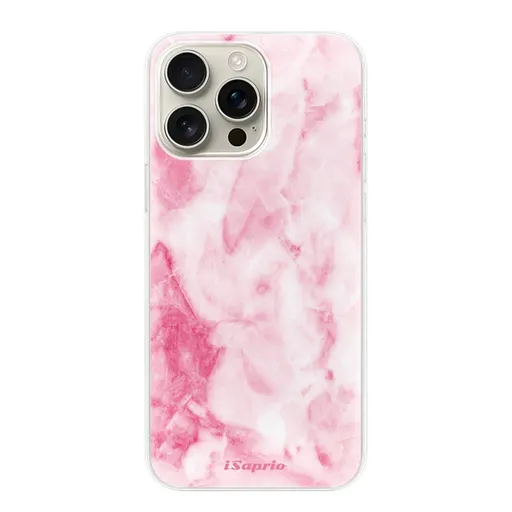 Odolné silikonové pouzdro iSaprio - RoseMarble 16 - iPhone 16 Pro Max