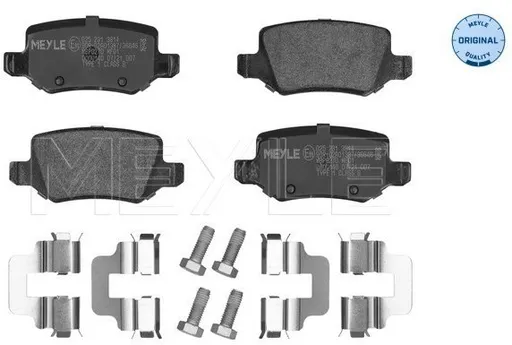 MEYLE Brzdové destičky zadní (0252313814)