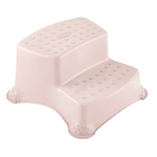 Keeeper Stolička - schůdky s protiskluzovou funkcí - - pudrově růžová