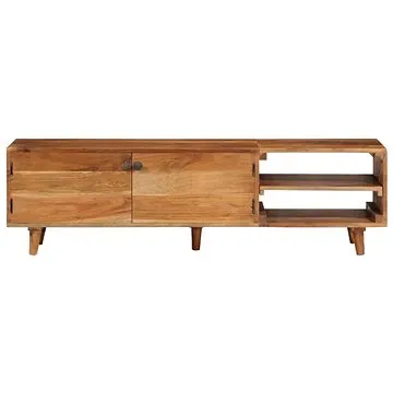 SHUMEE masivní akácie se sheeshamovým povrchem 140 × 30 × 40 cm  (337847)