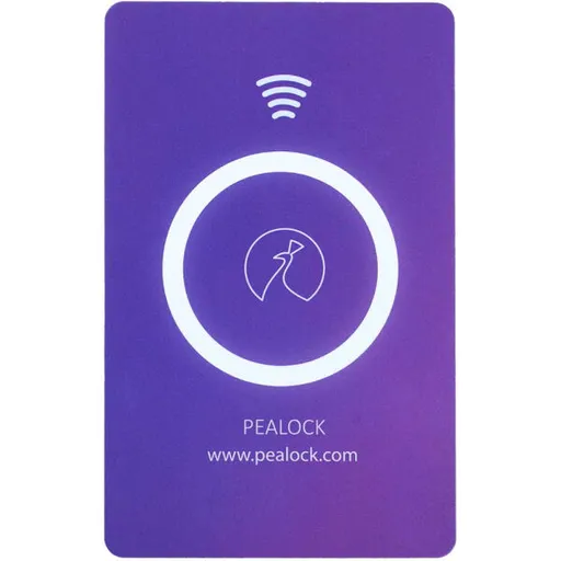 Pealock NFC KARTA Karta k zámku, růžová, velikost