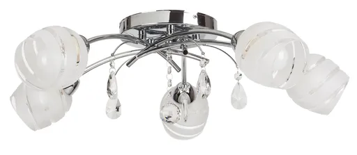 Rabalux Chromové stropní svítidlo Melissa pro žárovku 5x E14 2622
