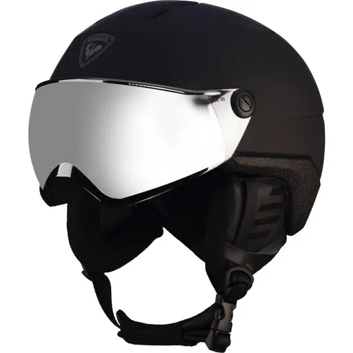 Rossignol FIT VISOR IMPACTS Lyžařská přilba, černá, velikost (55 - 59)