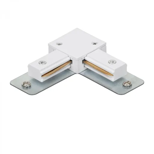 BRILONER Rohová spojka lištový systém 230V – 90 st., vysokonapěťový, 1-fázový, přisazený, bílá 8004006