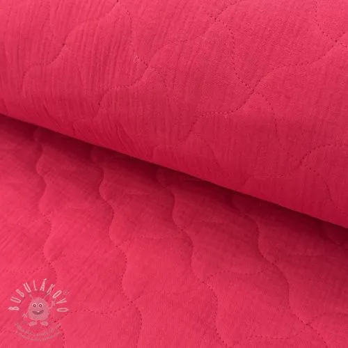 Dvojitá gázovina/mušelín QUILT NOE magenta
