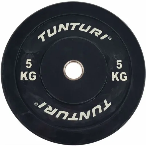 Tunturi BUMPER 5 KG x 50 MM Nakládací kotouč, černá, velikost 5 KG
