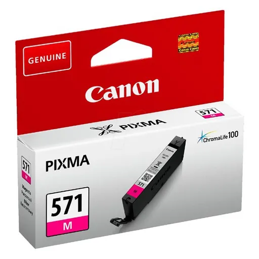 CANON CLI-571 M - originální cartridge, purpurová, 7ml