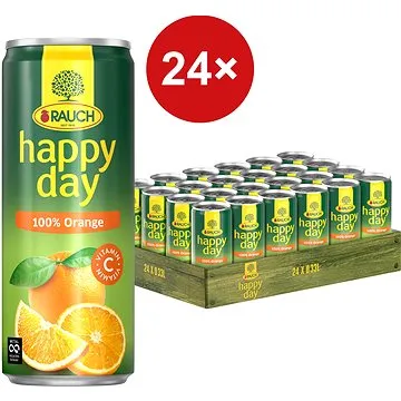 Happy Day Orange 24× 0,33l plech (9008700215107)