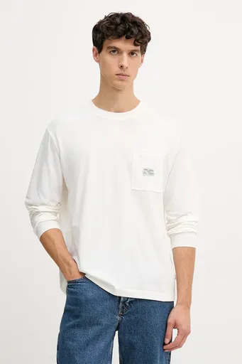 Bavlněné tričko s dlouhým rukávem Pepe Jeans