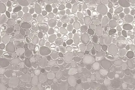 Transparentní statická fólie - oblázky (S9003)