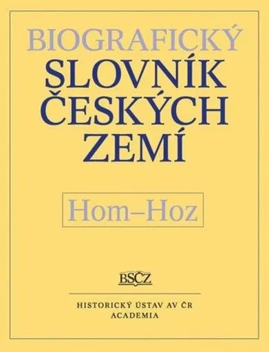 Biografický slovník českých zemí (Hom-Hoz) 26.díl - Zdeněk Doskočil