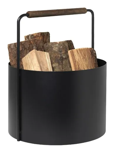 Koš na dřevo ASHI, hnědá, Blomus