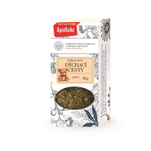 Apotheke Farmaceutická fakulta Dýchací cesty Junior bylinný čaj sypaný 70 g
