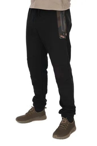 Fox Rybářské Tepláky Black/Camo Premium 310 Joggers,Fox Rybářské Tepláky Black/Camo Premium 310 Joggers