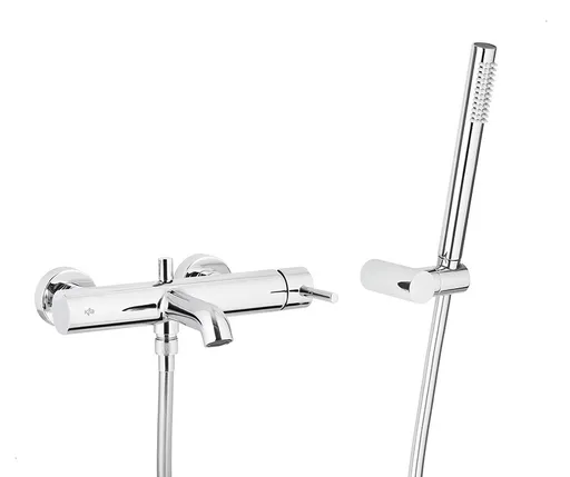 KFA Baterie MOZA vanová nástěnná, chrom se sprchovou soupravou 5034-520-00