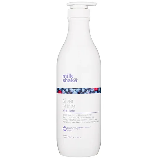 milk_shake® Silver Shine šampon pro blond vlasy neutralizující žluté tóny 1000 ml