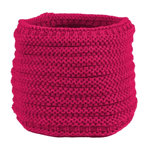 Bontis Pletený dětský nákrčník - Tmavě růžová | uni dětská