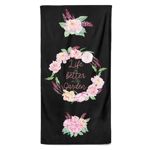 Osuška In the garden (Velikost osušky: 100x170cm)