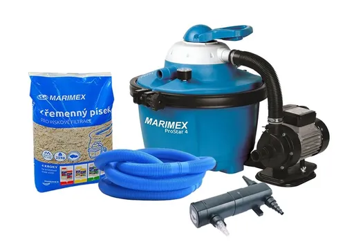 Piesková filtrácia ProStar 4 + piesok + UV lampa + hadice