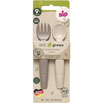 Nip Green Line příbor Grey/Brown (4000821419698)