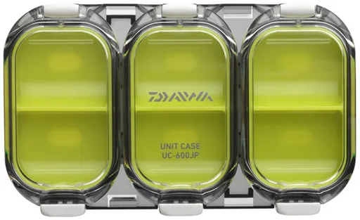 Daiwa vodotěsná krabička waterproof sealed unit case 600 zelená - 6 přihrádek