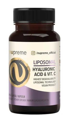 Nupreme Liposomal kyselina hyaluronová + vitamín C 30 kapslí