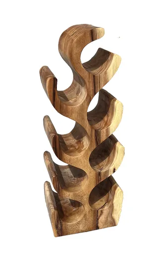 DEOKORK Teaková vinotéka 8VÁLEC