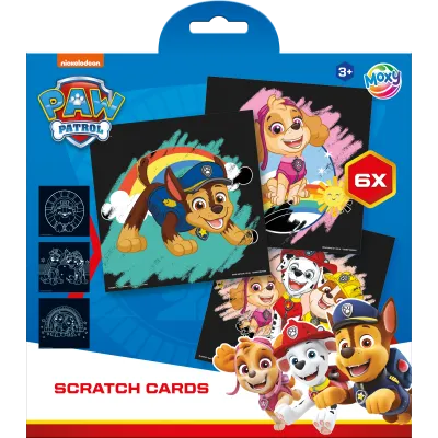 Vyškrabávací obrázky Tlapková patrola 6 ks