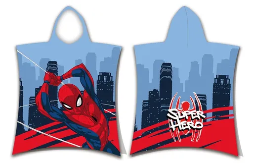 Jerry Fabrics Dětská pončo osuška - Spiderman - Super hero