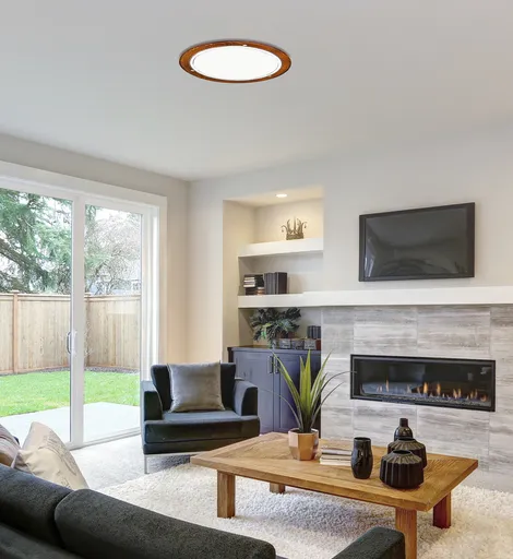 Stropní svítidlo 1030 Stropní svítidlo Dřevěné Standardní E27 Dub