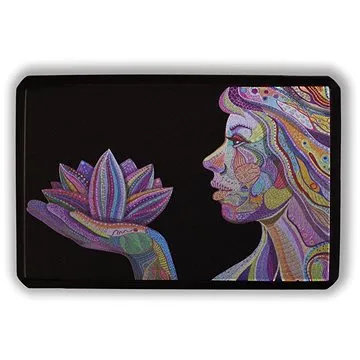 YOGGYS - Cihlička na jógu černá LOTUS BLOSSOM (745125292090)