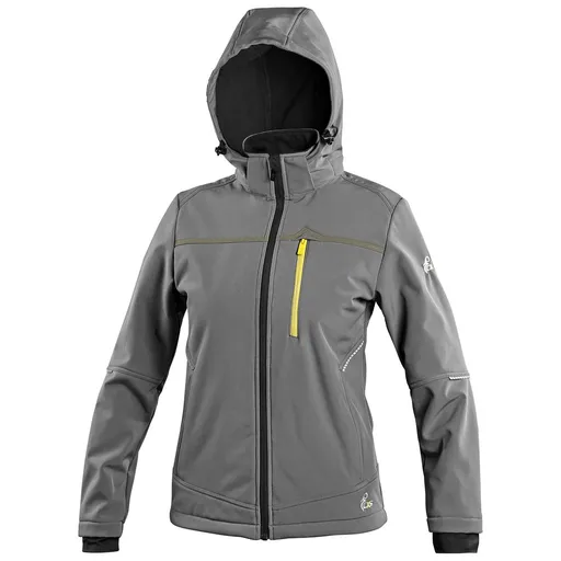 Canis (CXS) Dámská softshellová bunda CXS STRETCH - Šedá | 2XL