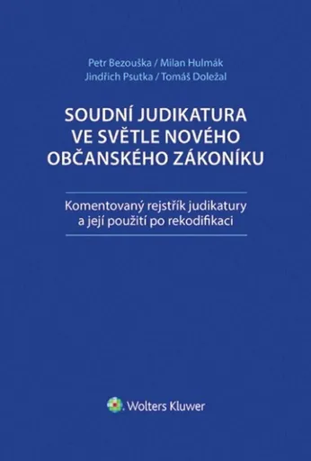 Soudní judikatura ve světle nového občanského zákoníku - Komentovaný rejstřík judikatury a její použití pro rekodifikaci - Petr Bezouška
