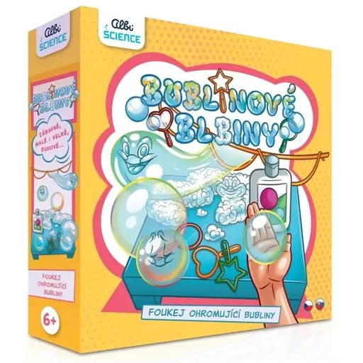 ALBI BUBLINOVÉ BLBINY Experimenty, mix, velikost