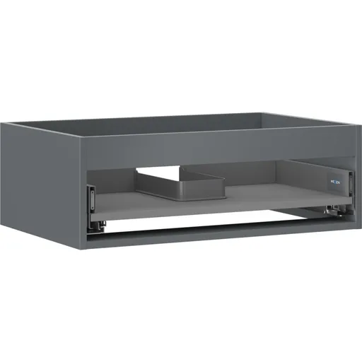 MEXEN Box-A skříňka pro umyvadlo 70, 1 šuplík, grafit mat 91AX0-0700-235-1-66